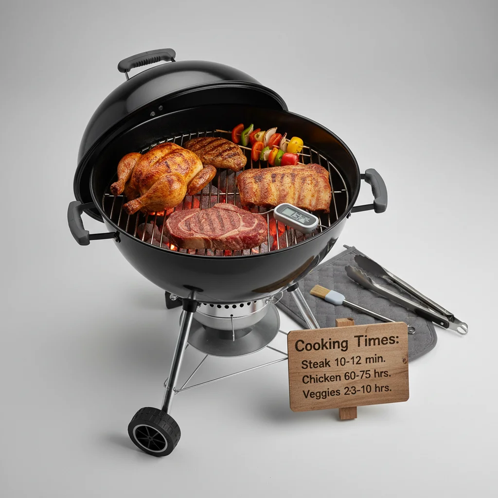 Charcoal Grill Cooking Times: How Long for Perfect Results?